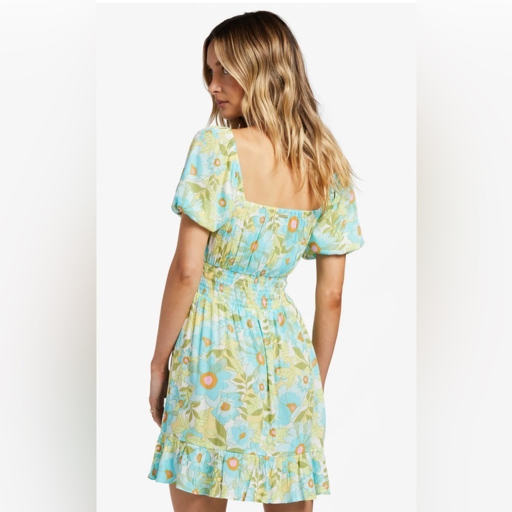🔆BILLABONG🔆SOMETIME BEAUTIFUL FLORAL DRESS MINI SUMMER VACATION - Picture 8 of 14